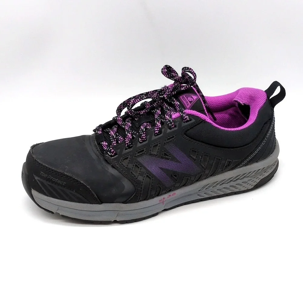 New Balance Shoes Womens Industrial 412 Black 8 Work Sneakers Hard Toe F2413-18